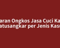 Kisaran Ongkos Jasa Cuci Kasur Batusangkar per Jenis Kasur