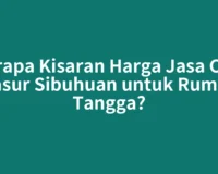 Berapa Kisaran Harga Jasa Cuci Kasur Sibuhuan untuk Rumah Tangga?