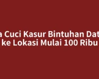 Jasa Cuci Kasur Bintuhan Datang ke Lokasi Mulai 100 Ribu